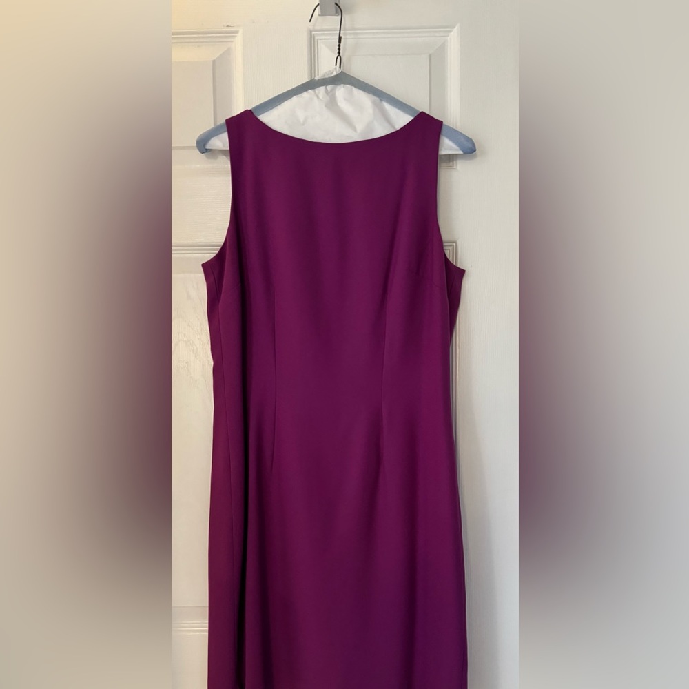 Amanda Smith Elegant Purple Midi Dress